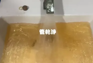 龍頭流出冬瓜茶... 彰化 和美 道周路 水管清洗 (管乾淨)