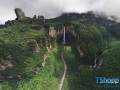 全球最高「天使瀑布」　360度空中全景圖令人暈眩