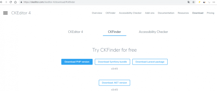 CKeditor 4.11.1 網頁編纂器與CKfinder