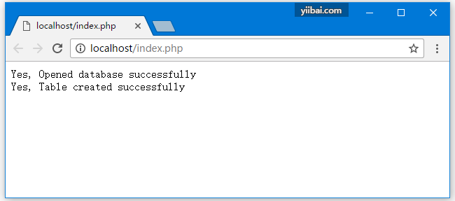 PHP SQLite 數據庫