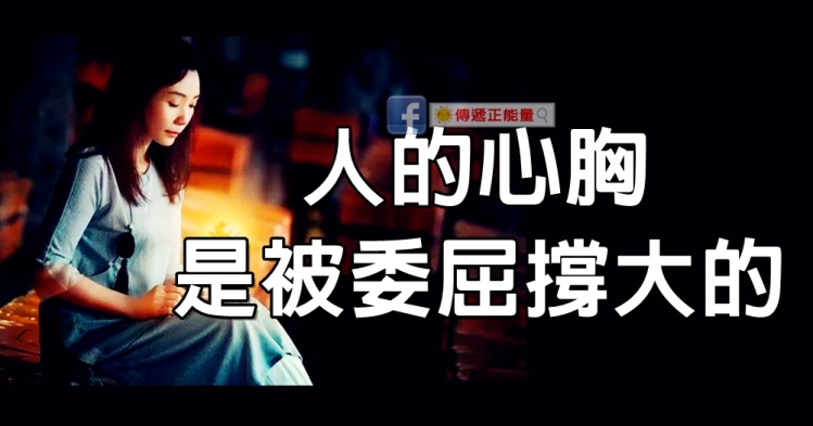 委屈 心胸 淡然 體會 品格