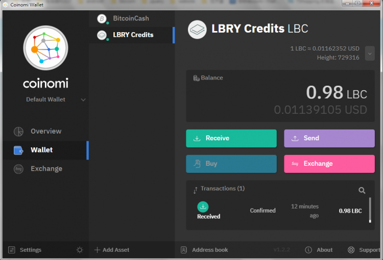 Coinomi Wallet 數位貨幣 錢包 備份