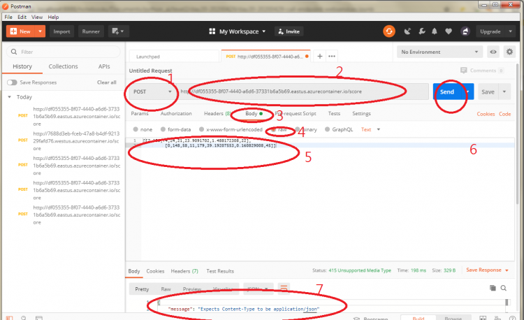 POSTMAN PYTHON SERVER JSON