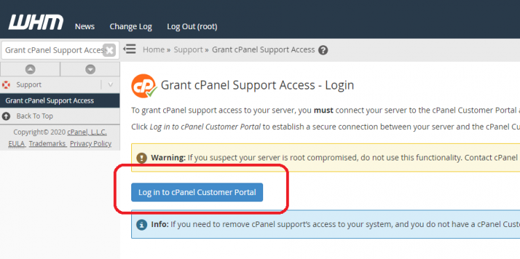 CPanel Linux CentOS Apache FTP