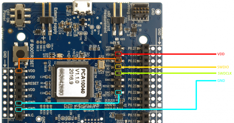 nrfjprog nrf52 nrf53 nordic JLink