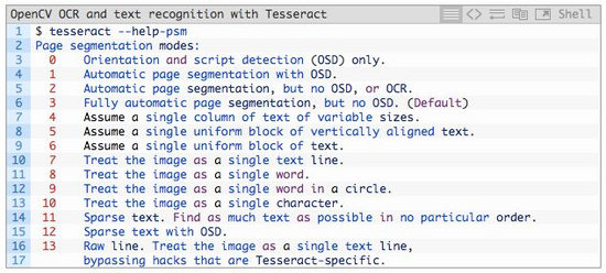 Tesseract OpenCV OCR 文字識別