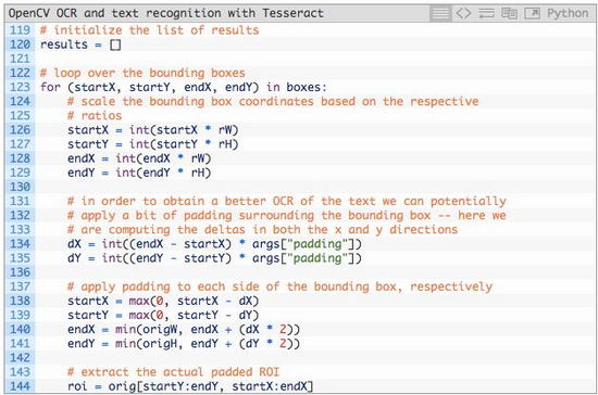 Tesseract OpenCV OCR 文字識別