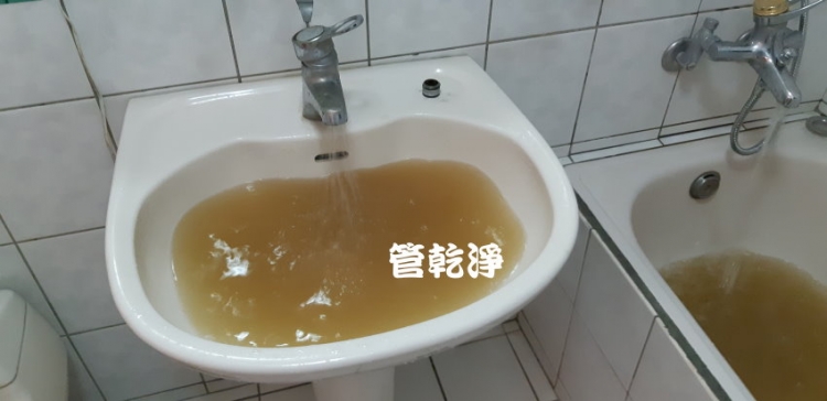 水管內都是泥？ 新竹 竹東 大明路 洗水管 (管乾淨) 洗水