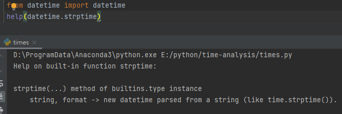 python datetime strftime strptime