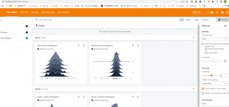 TensorBoard Python pycharm tensorflow