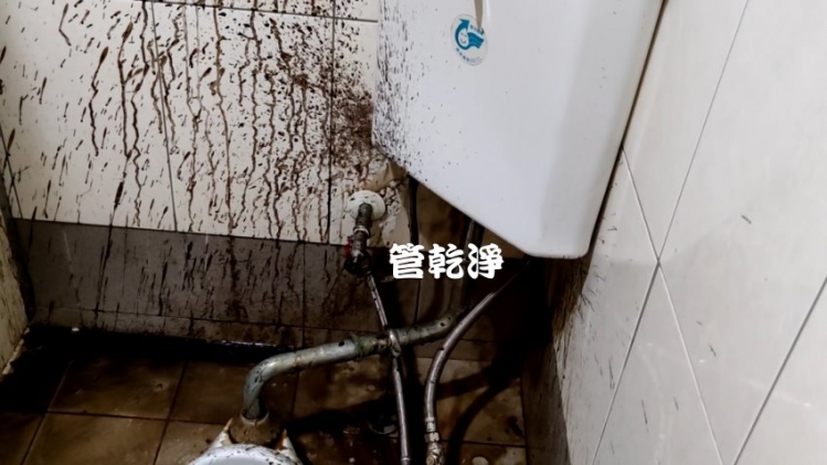 水管清洗 我家有石油.. 桃園 楊梅 富聯路 洗水管