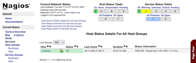CentOS nagios