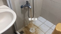 水龍頭流出巧克力可可? 新北 永和 保順路 清洗水管 (管乾淨)