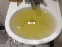 台北 南港 重陽路 清洗水管 (水有顏色)