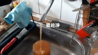 剛換濾心就變色.. 新北鶯歌德昌二街 水管清洗 (管乾淨)