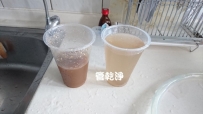 水管流出牛奶? 桃園 永福路 水管清洗 (管乾淨)