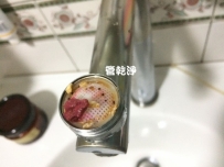 水管裡面有紅色毛巾? 新北 蘆洲 中興街 水管清洗(管乾淨)