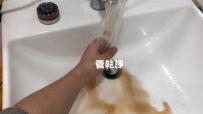 龍頭打開就有咖啡? 新竹 南寮 西濱路 水管清洗 (管乾淨)