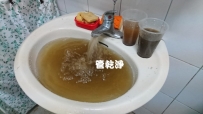 水管流出青草茶? 新竹 新豐 成德路 洗水管 (管乾淨)