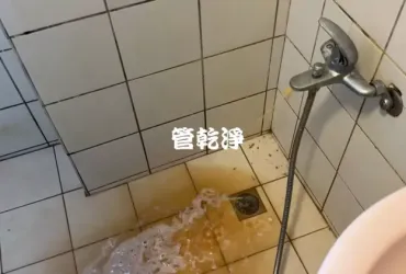 龍頭流出苦茶.. 新北 三重 重安街 洗水管 (管乾淨)