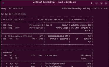 Ubuntu 26.04 TLS 如何看顯示卡負載及資源