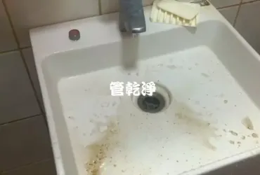水管噴出一粒粒異物.. 桃園 同安街 水管清洗 (管乾淨)