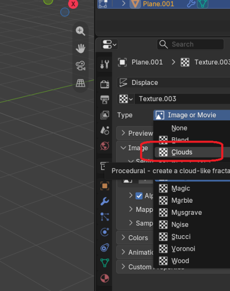 Blender 編輯模式 波浪紋