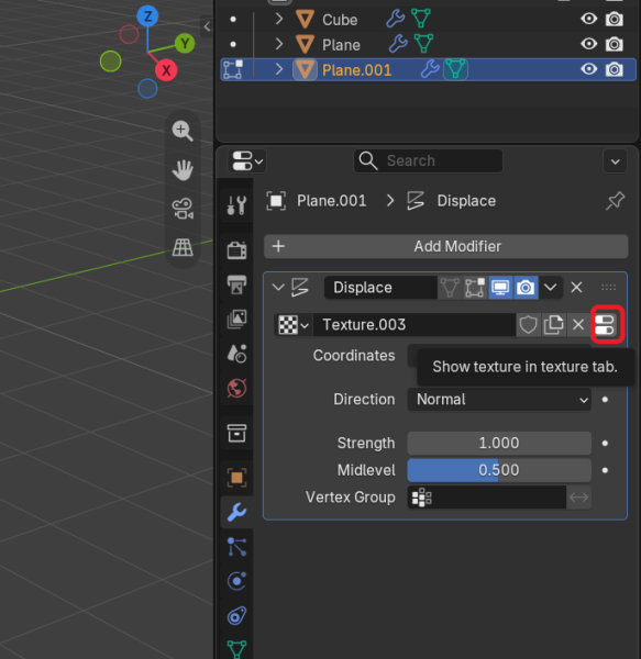 Blender 編輯模式 波浪紋