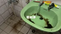管路掉出巧克力脆片.. 台中 北屯 祥順路 水管清洗 (管乾淨)